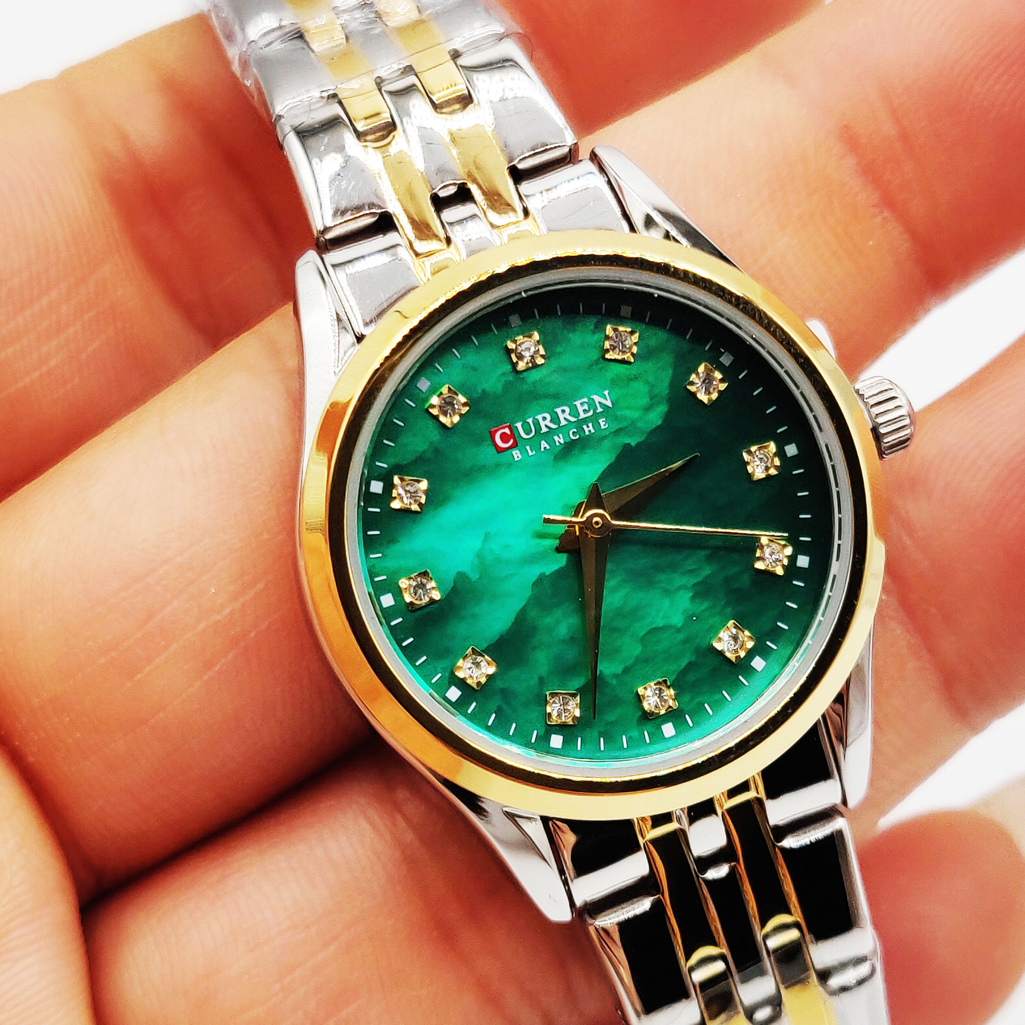 Montre Curren C9111L Fond Vert