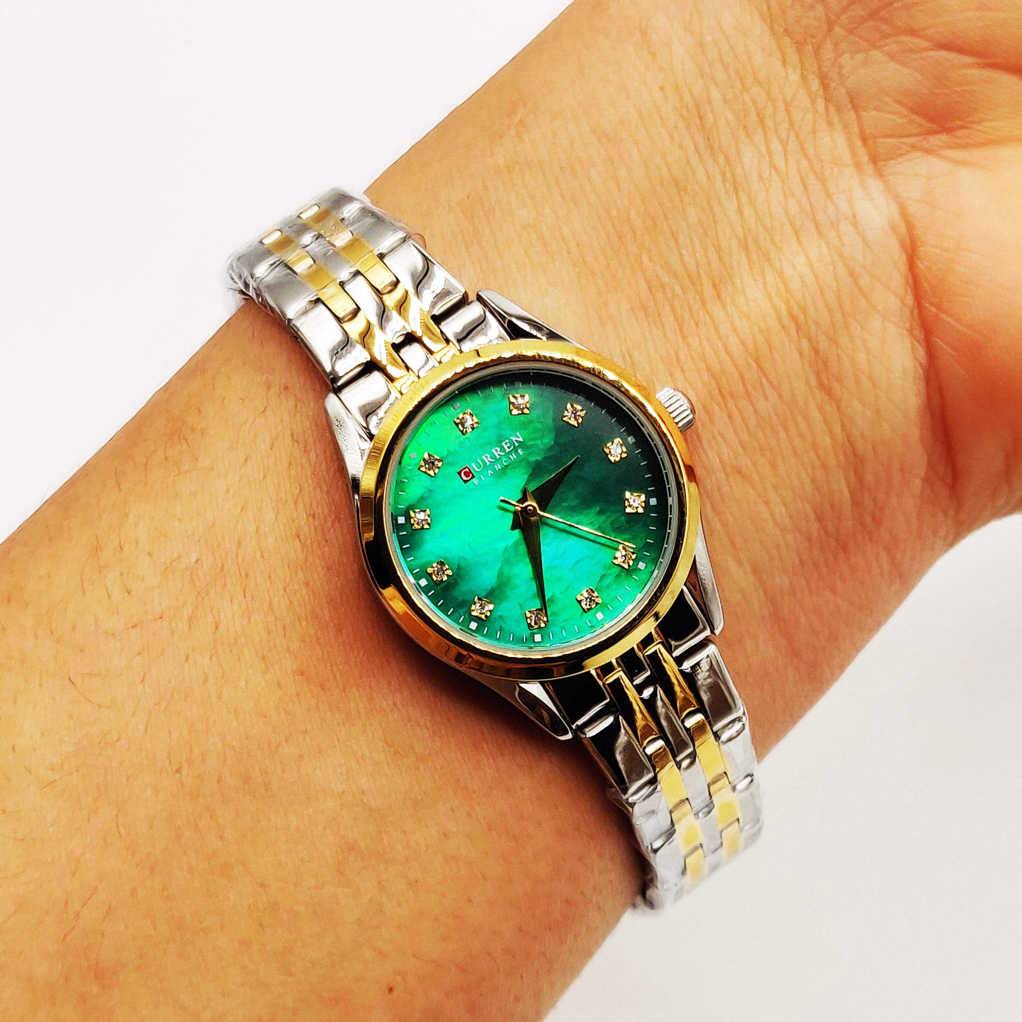 Montre Curren C9111L Fond Vert