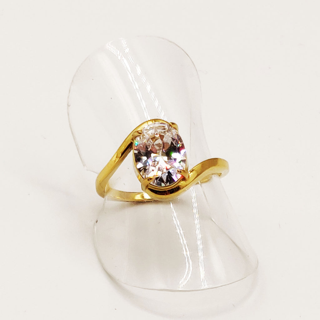 Bague Bague Grand Cristal Ovale