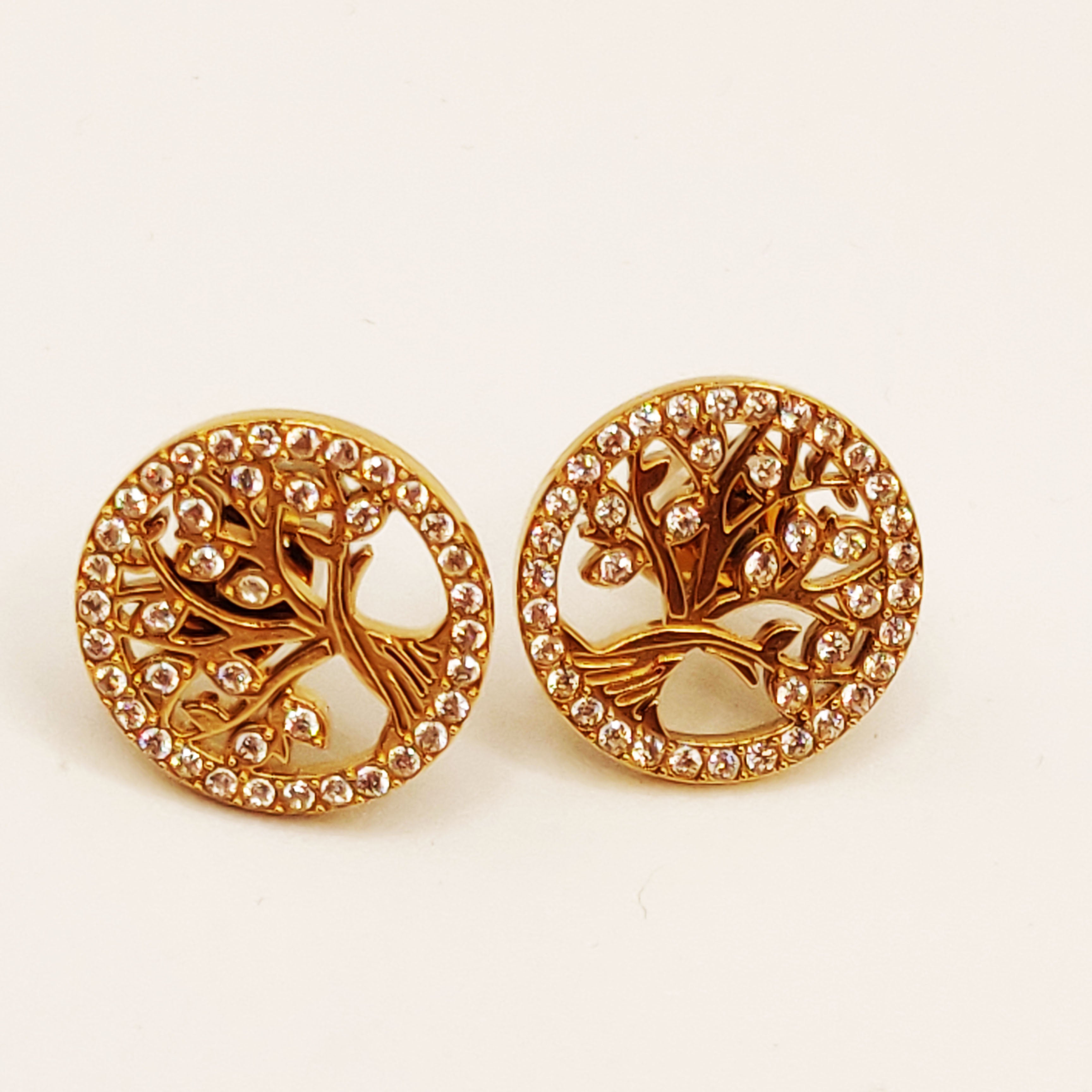 Boucles d'oreilles Pendentif Eden Tour Cristaux