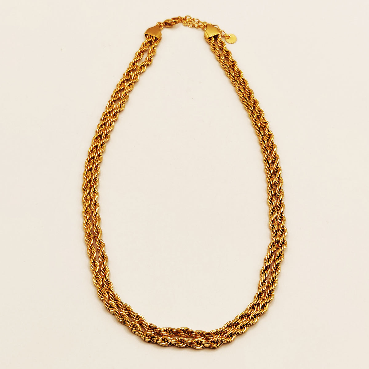 Collier Duo Torsades Multi Lignes Luxe