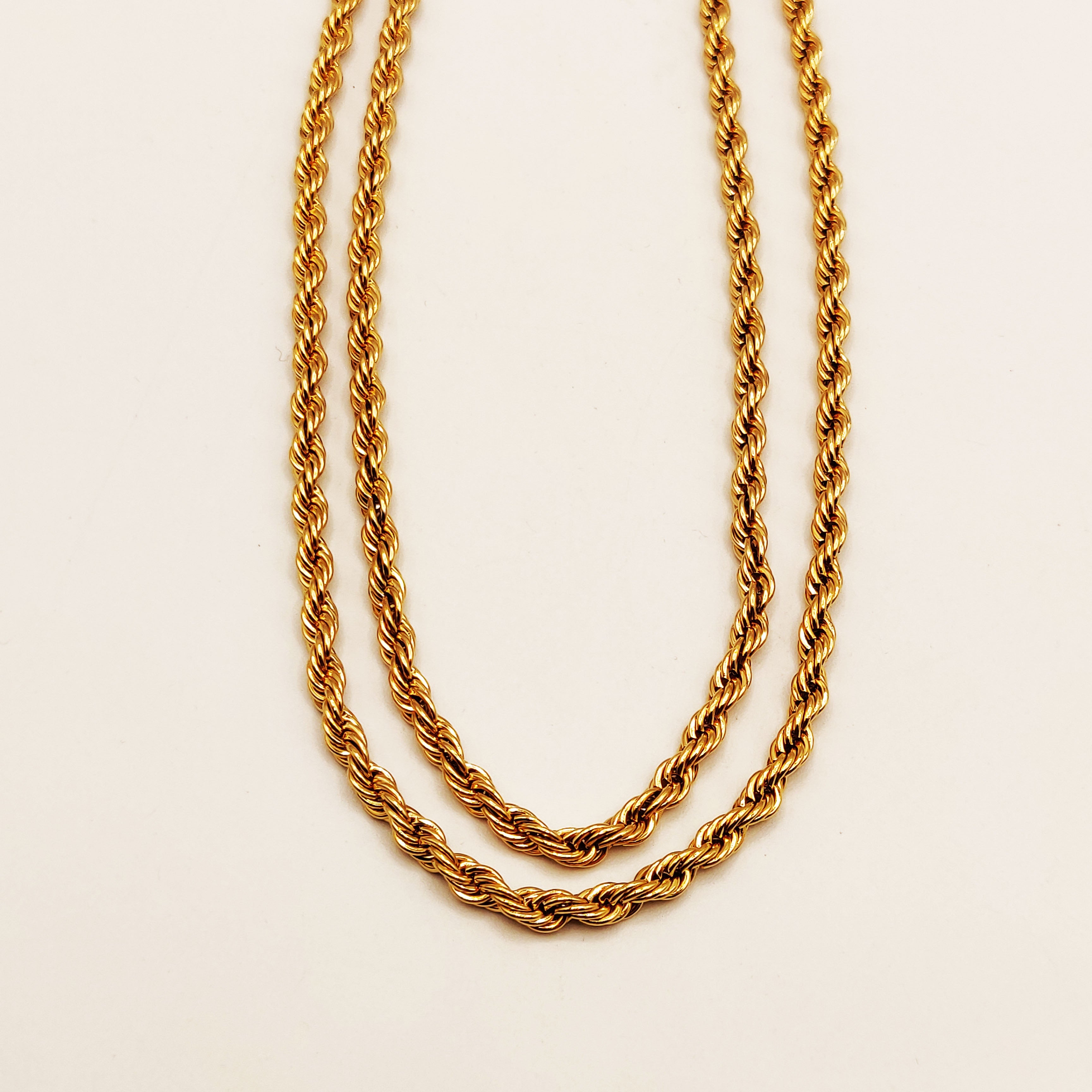 Collier Duo Torsades Multi Lignes Luxe