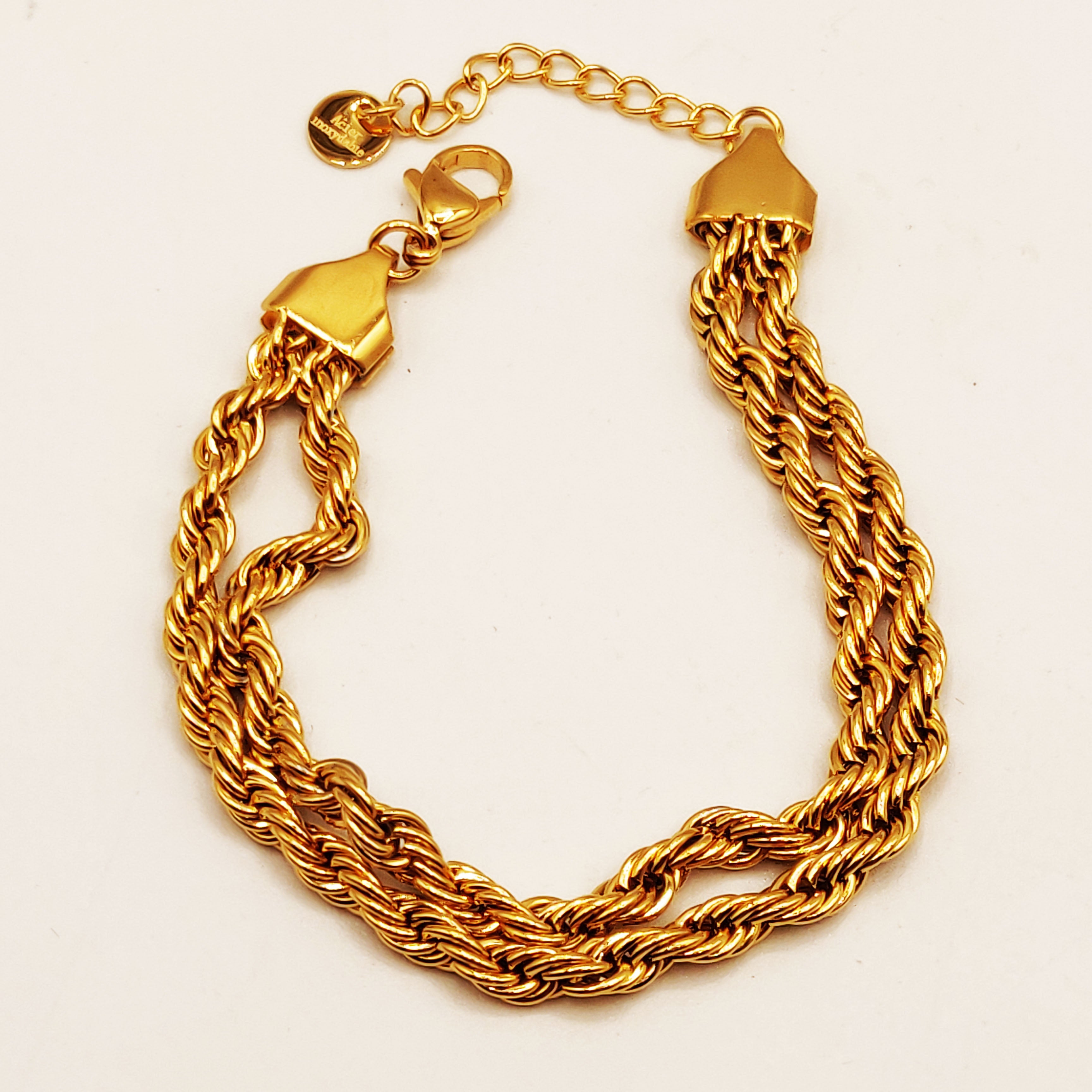 Bracelet Duo Torsades Multi Lignes Luxe