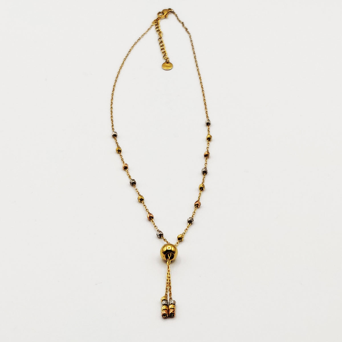 Collier Multi Boules Tricolores Luxe