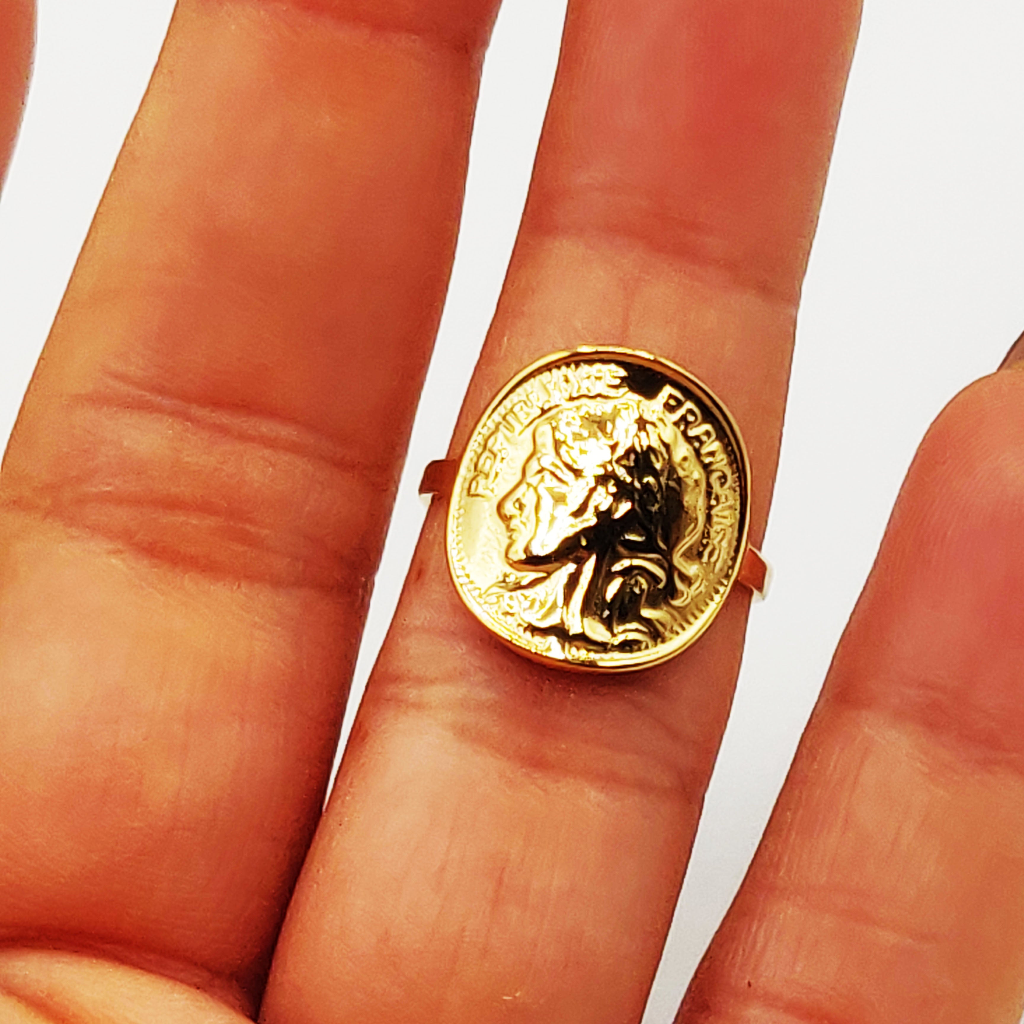 Bague Louise Franc Arrondie Fine Luxe