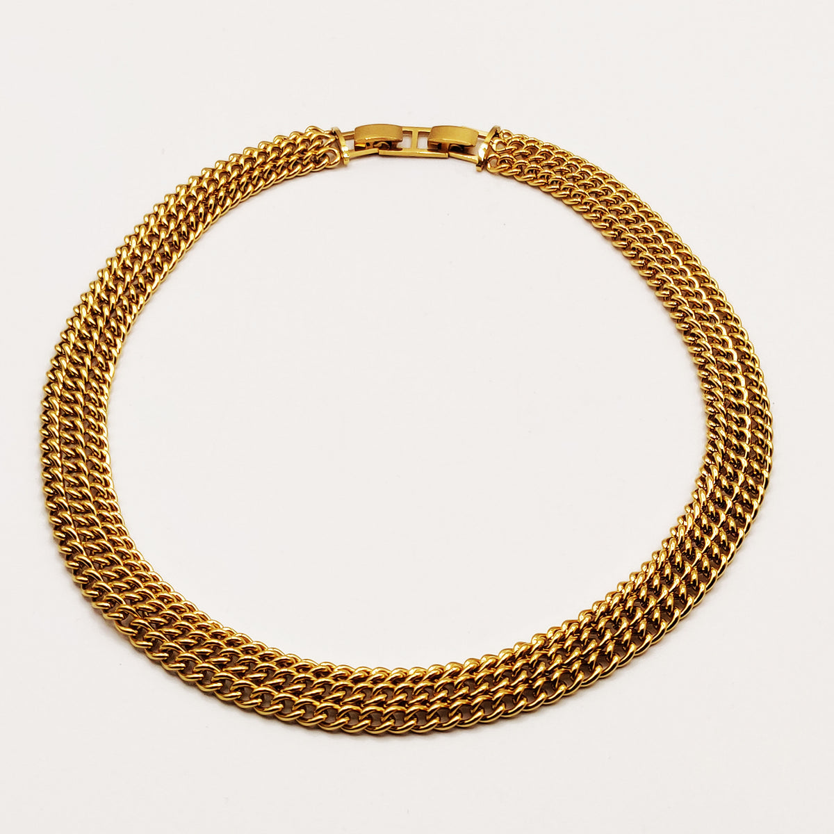 Collier Triple Tresse Fermeture Spéciale Luxe