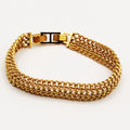 Bracelet Triple Tresse Fermeture Spéciale Luxe