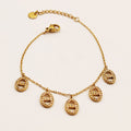 Bracelet Multi H Luxe Cristaux