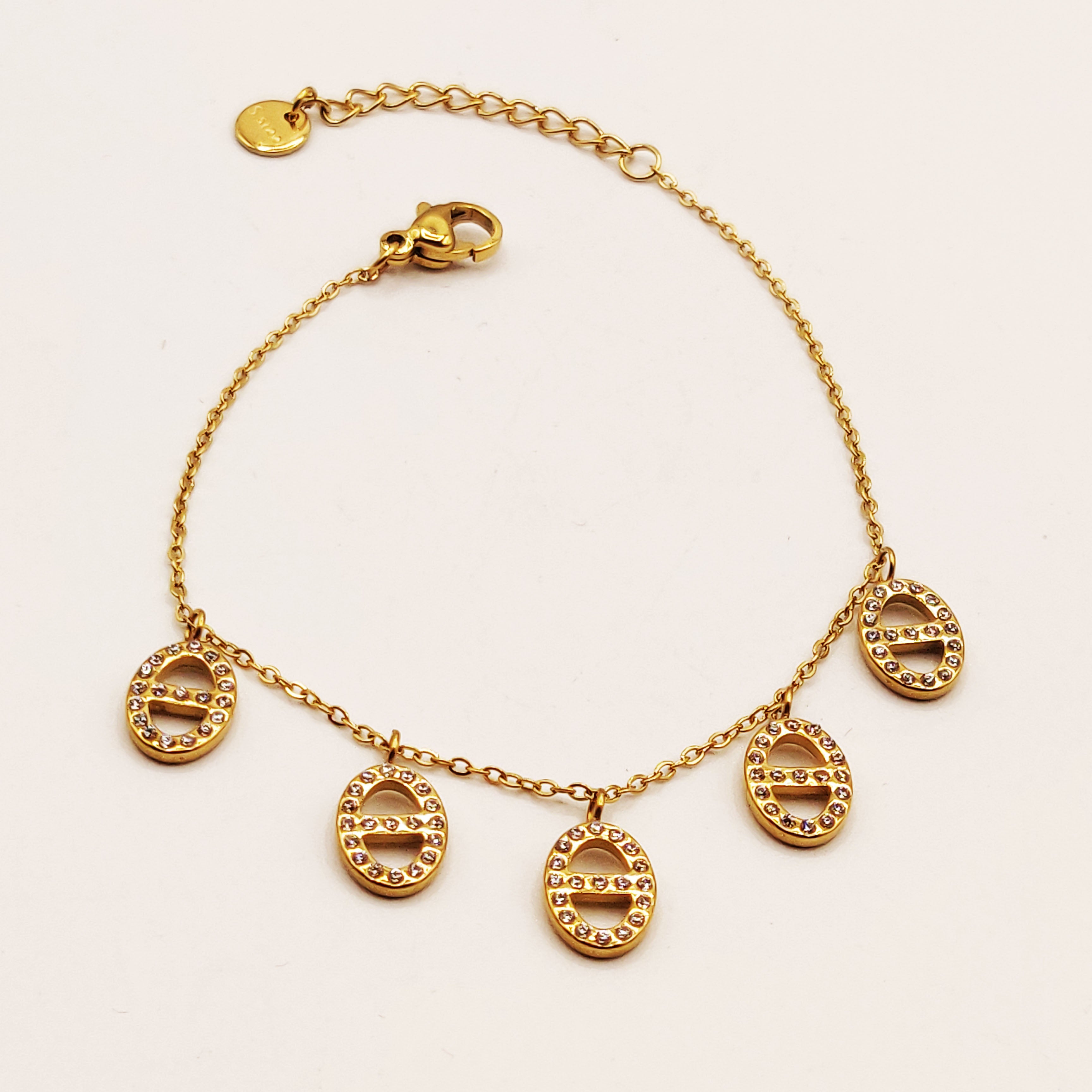 Bracelet Multi H Luxe Cristaux