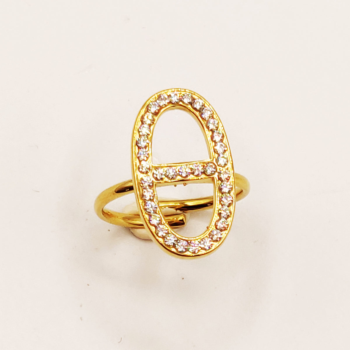 Bague Multi H Luxe Cristaux
