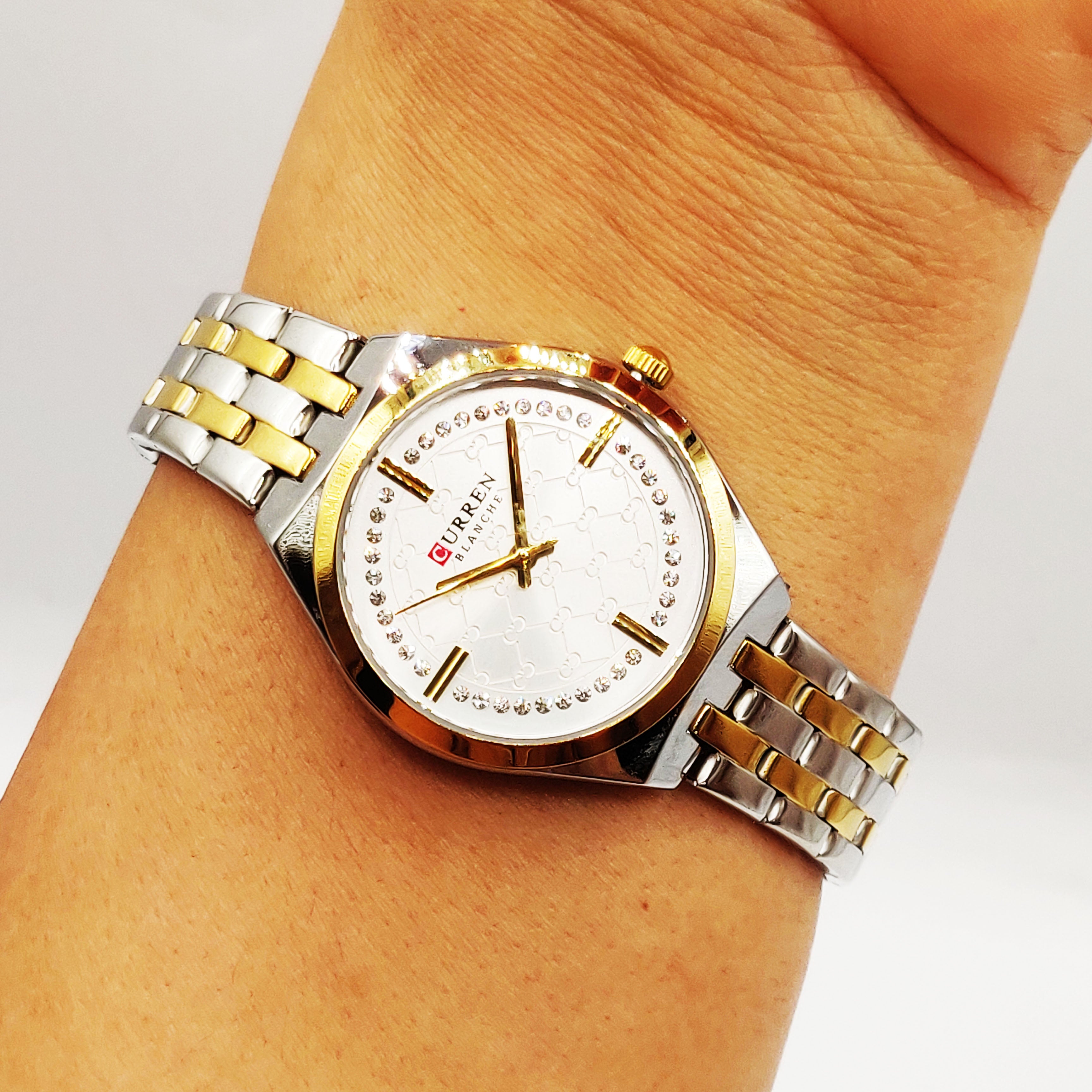 Montre Curren C9096L Fond Blanc