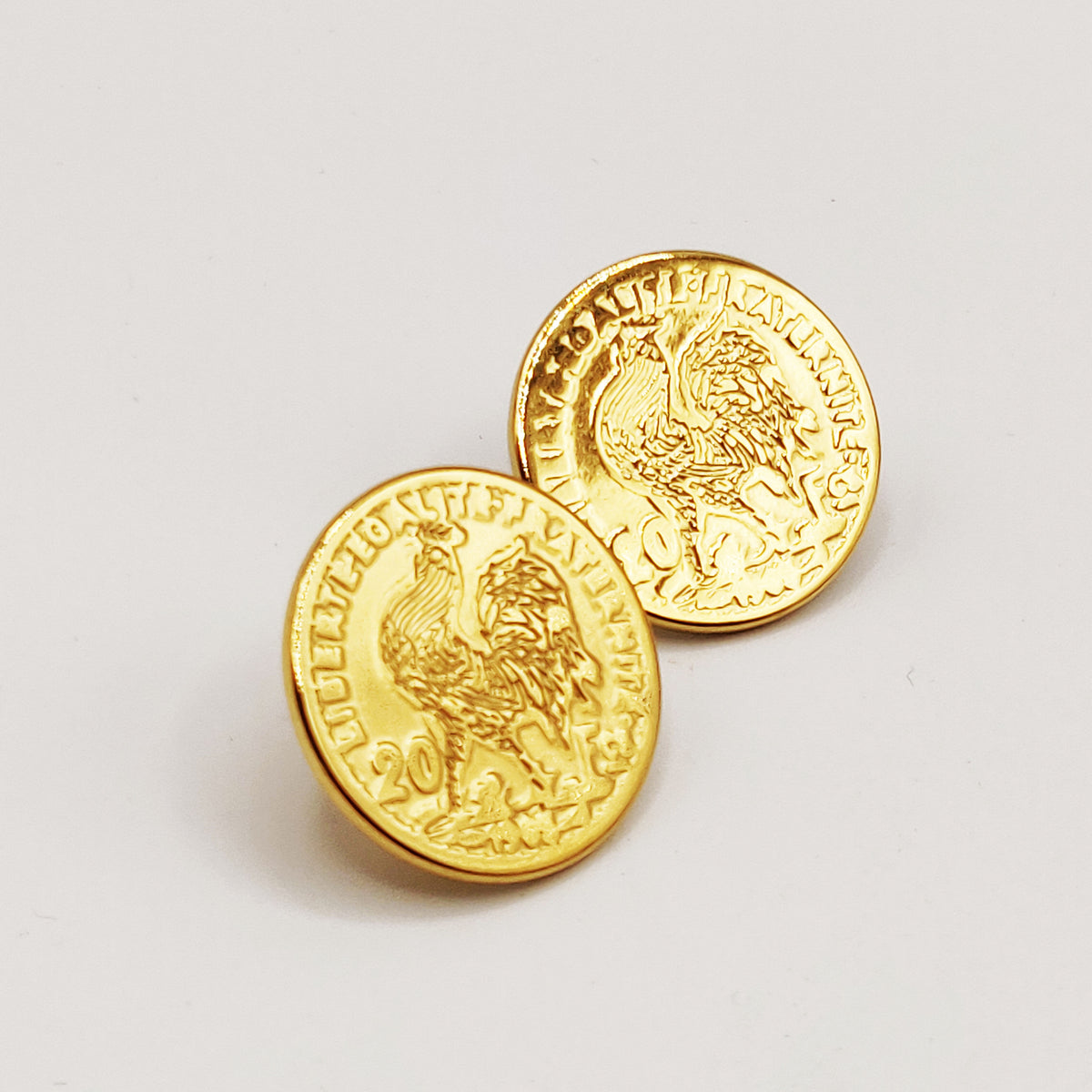 Boucles d'oreilles Louise Coq Franc Luxe