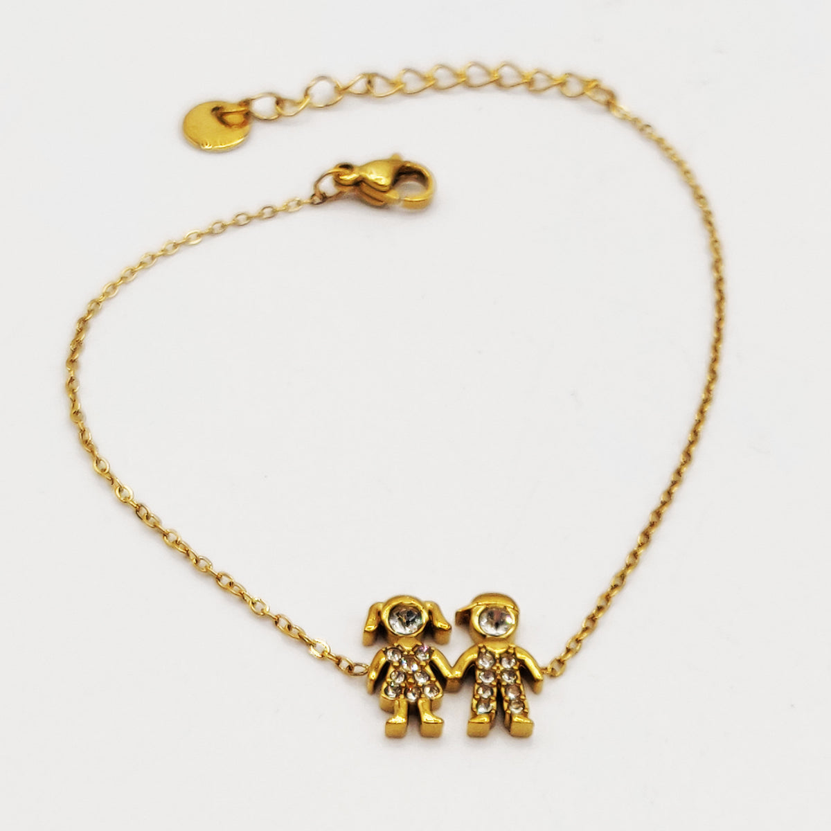 Bracelet Frère et Soeur Cristaux Luxe