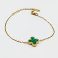 Bracelet Trèfle Vert Luxe