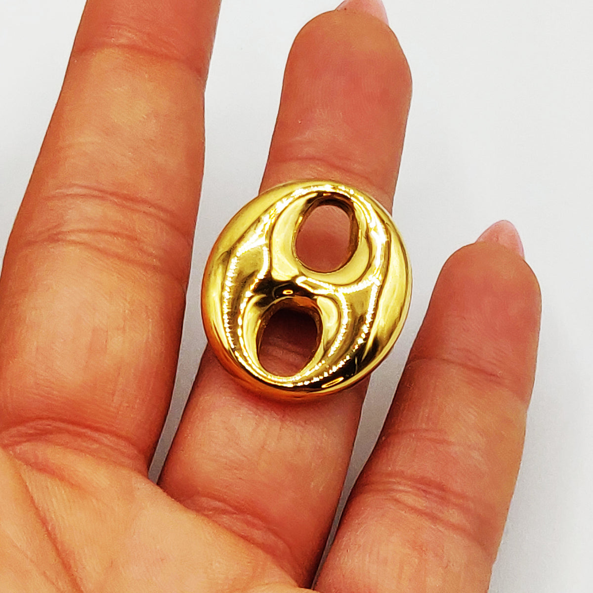 Bague Bibelot Graîne de Café Bombé Luxe