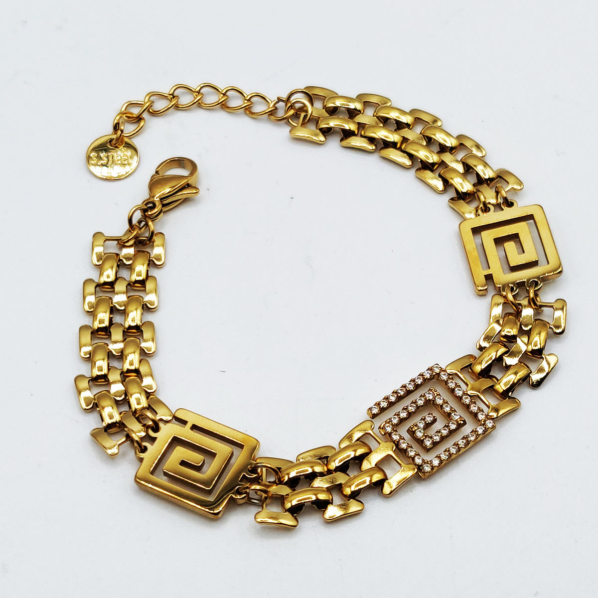 Bracelet Chaîne Large Multi G Luxe