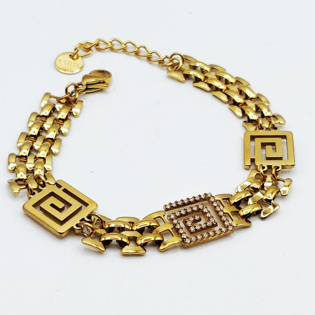 Bracelet Chaîne Large Multi G Luxe