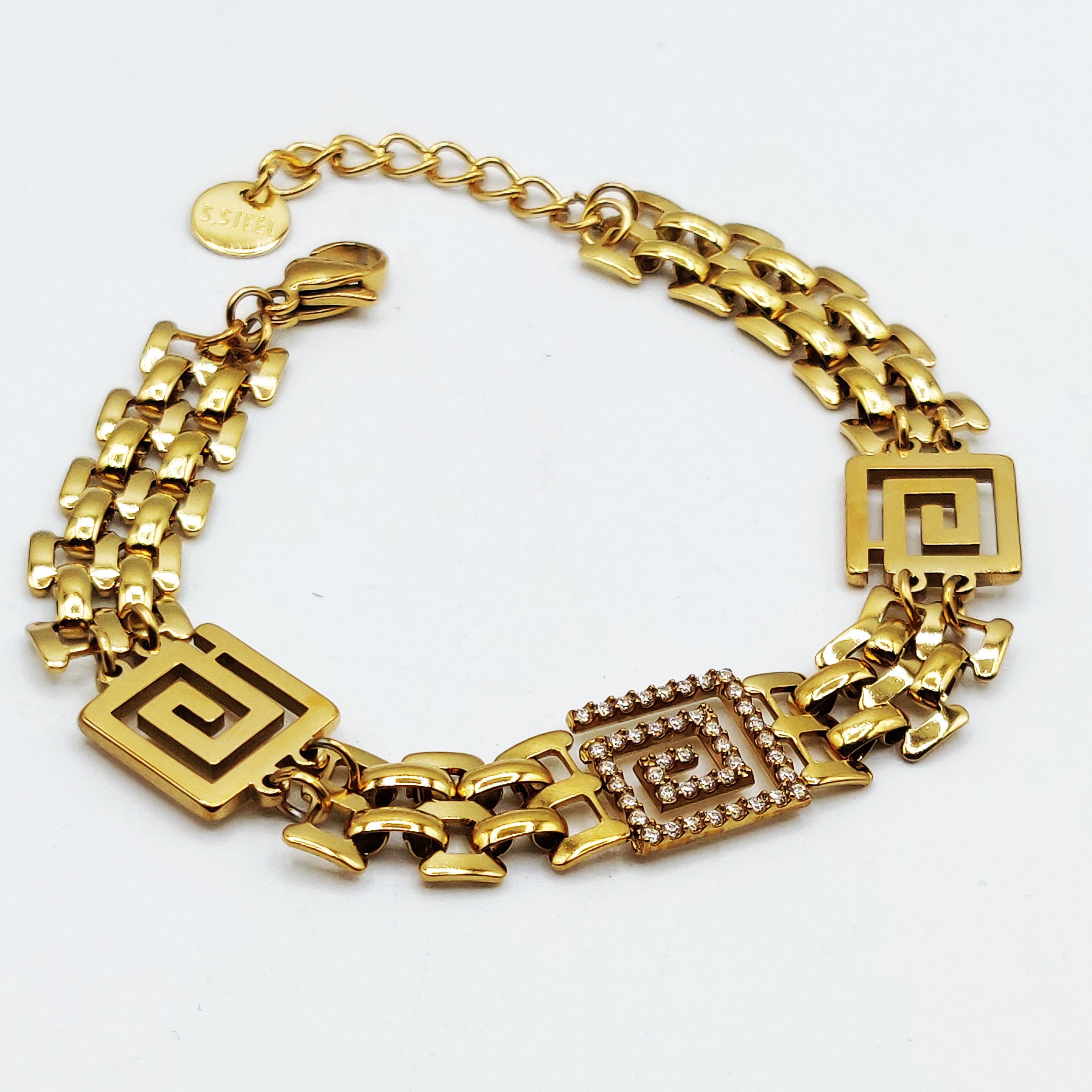 Bracelet Chaîne Large Multi G Luxe