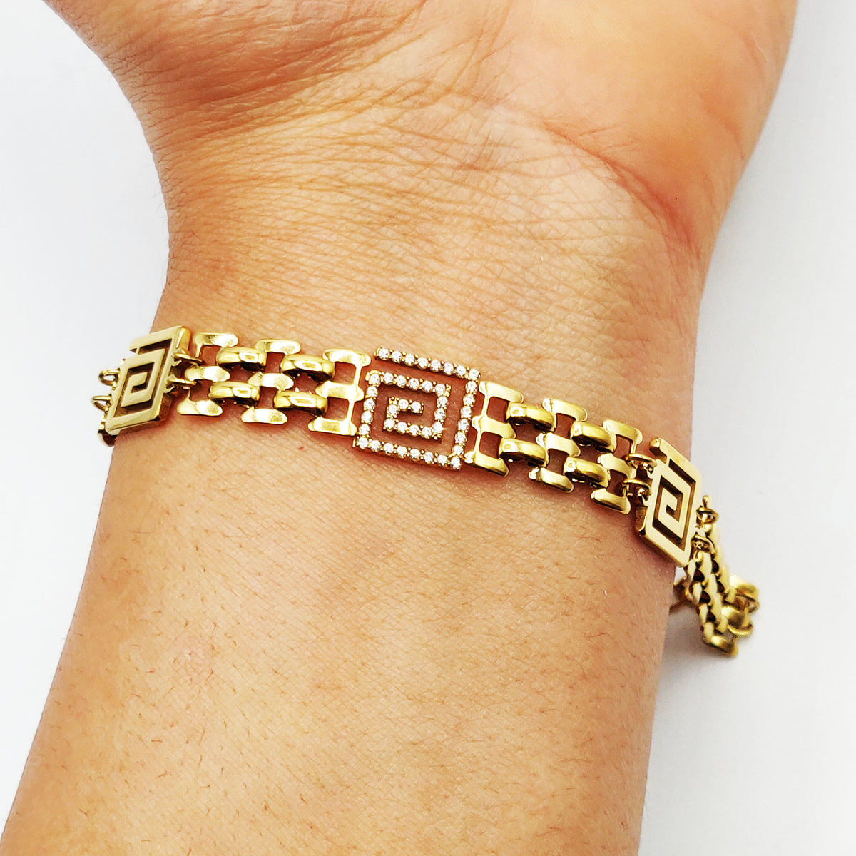 Bracelet Chaîne Large Multi G Luxe