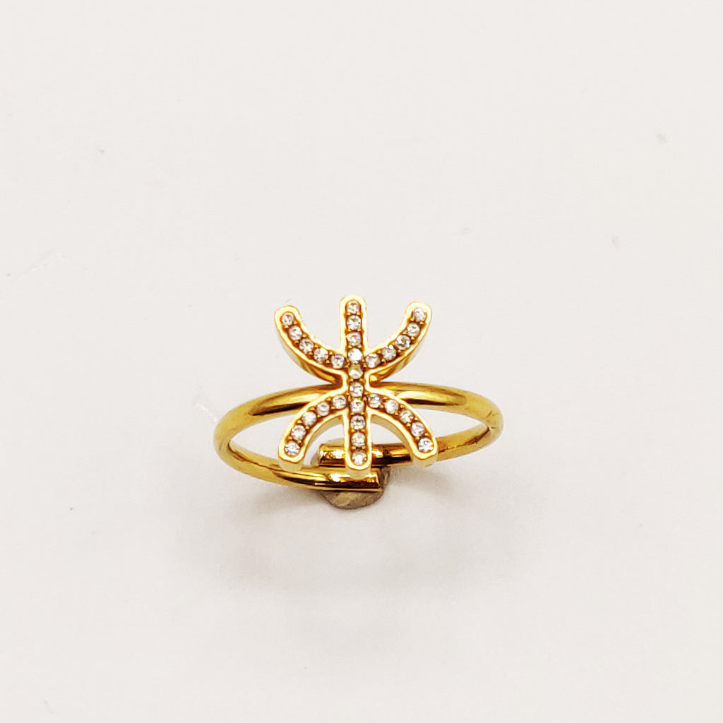 Bague Simple Amazigh Cristaux Luxe