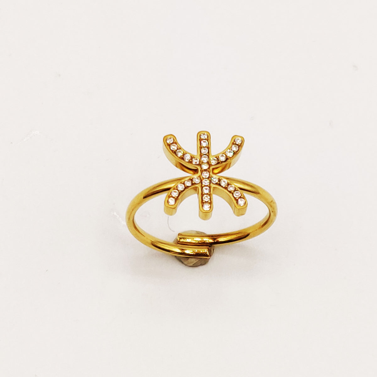 Bague Simple Amazigh Cristaux Luxe