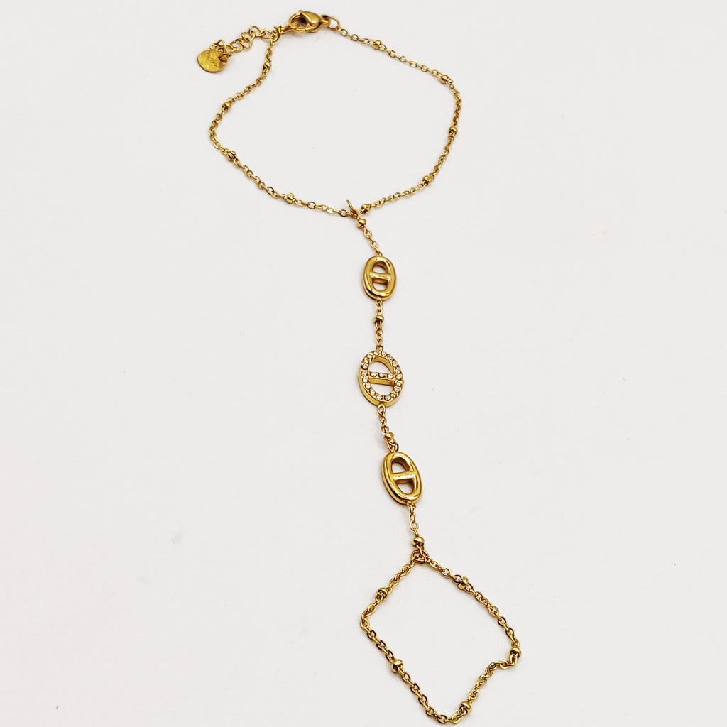 Bracelet / Chaîne de Main Multi H Luxe