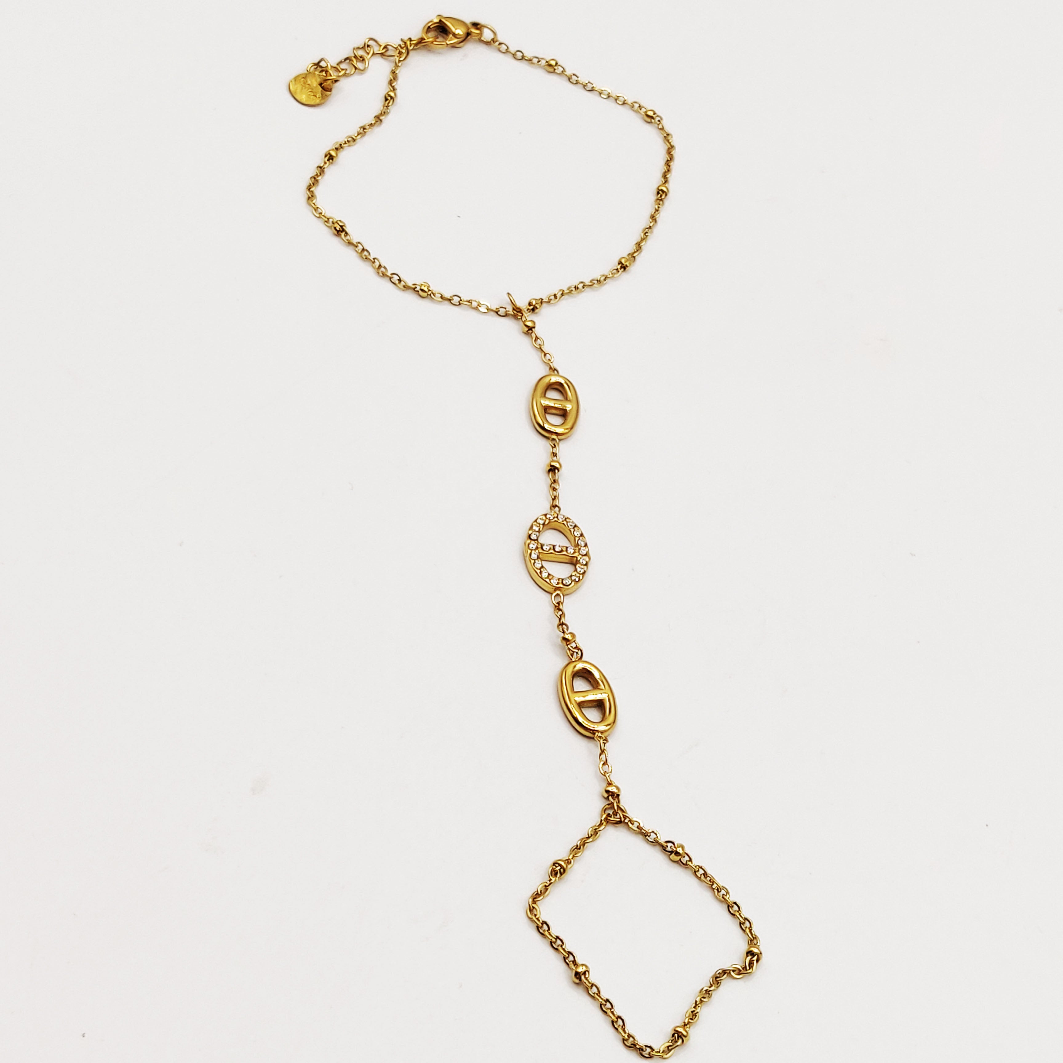 Bracelet / Chaîne de Main Multi H Luxe
