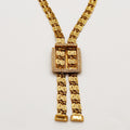 Collier Maille Royale Carré Cristaux Luxe