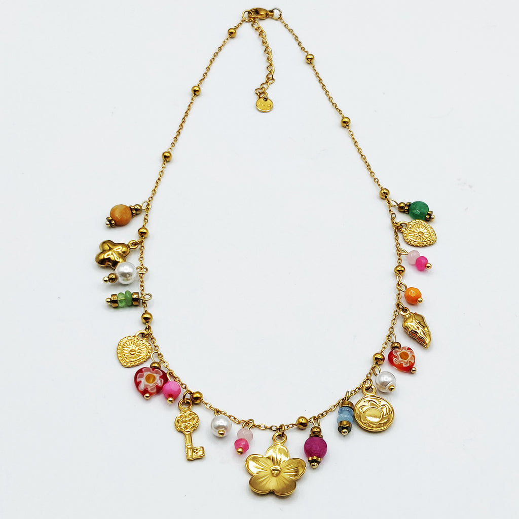 Collier Bibelots Chics Rosés Luxe