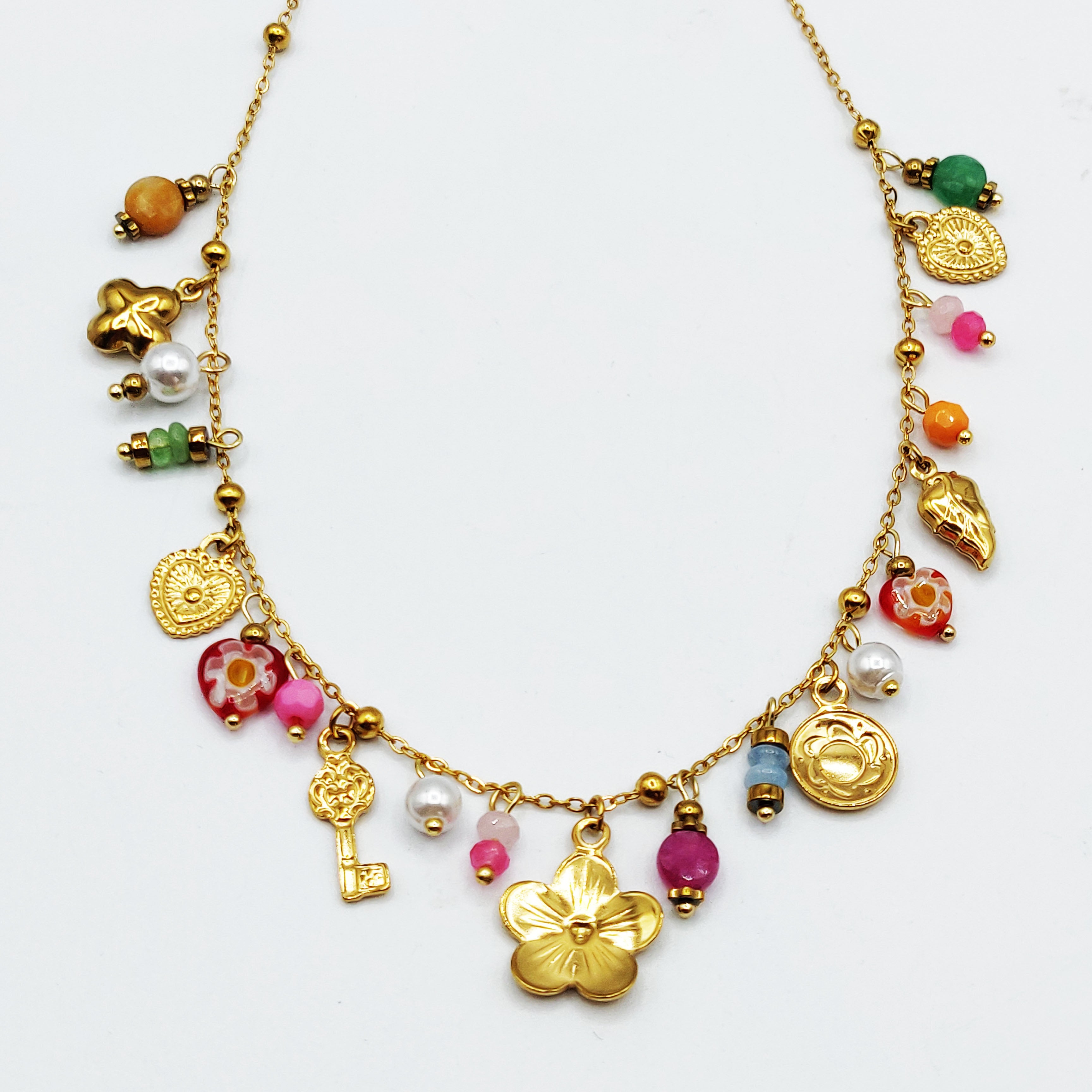 Collier Bibelots Chics Rosés Luxe