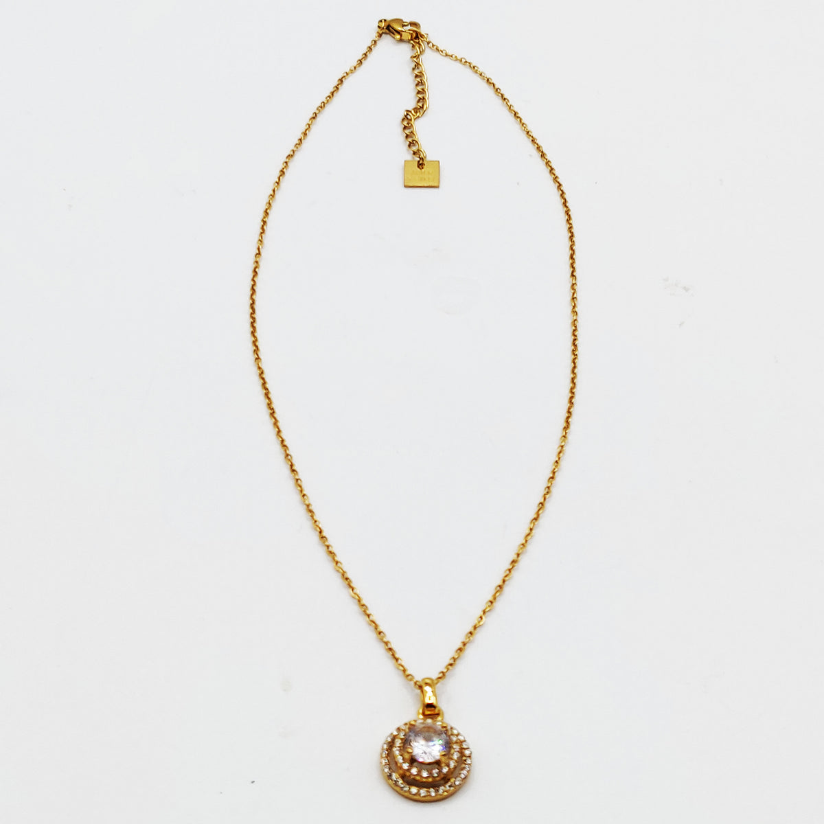 Collier Gros Cristal Rond Double Tour Cristaux Luxe