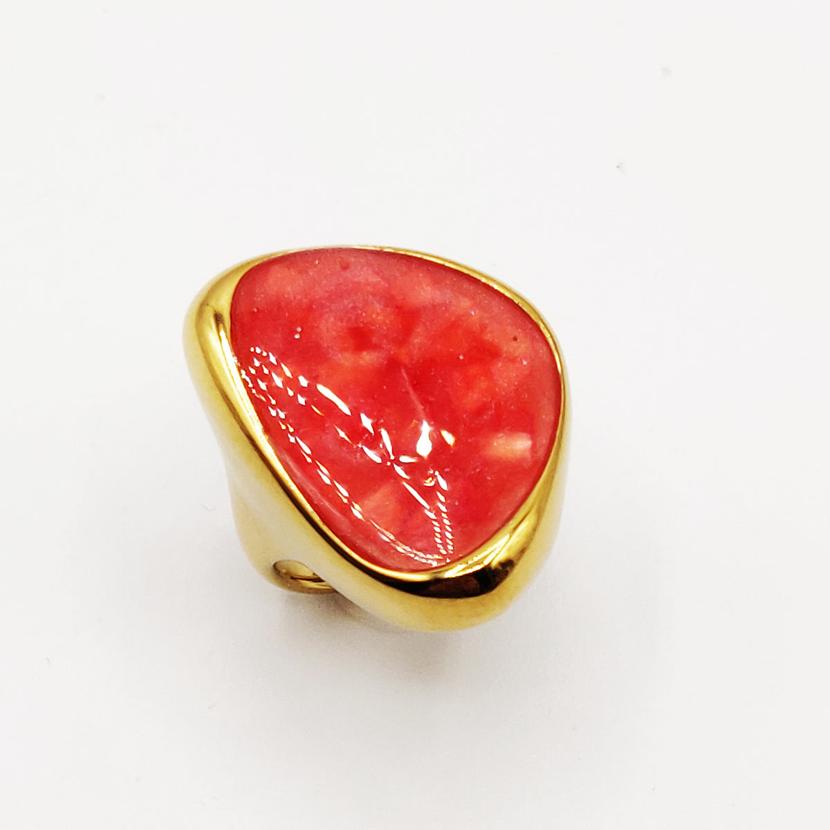 Bague Stylish Pierre Rose Luxe