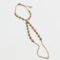 Bracelet / Chaîne de Main Multi Cristaux Ronds Luxe
