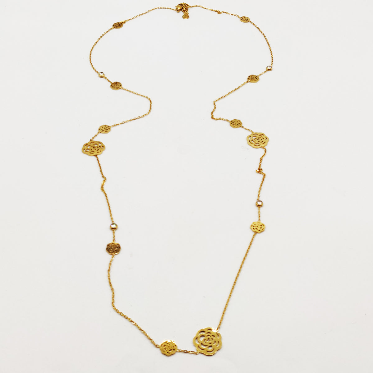 Collier / Sautoir Multi Fleurs Luxe