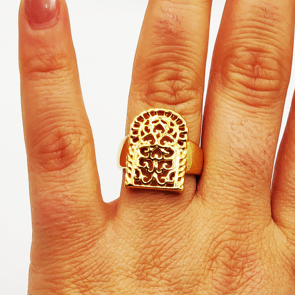Bague Bab El Mansour Motifs Orientaux Luxe