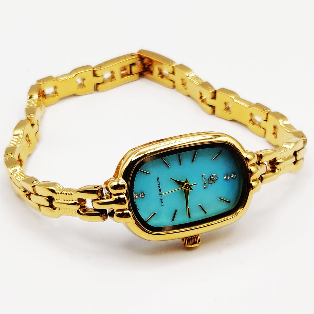 Montre GG Luxe CC2010 Fond Bleu