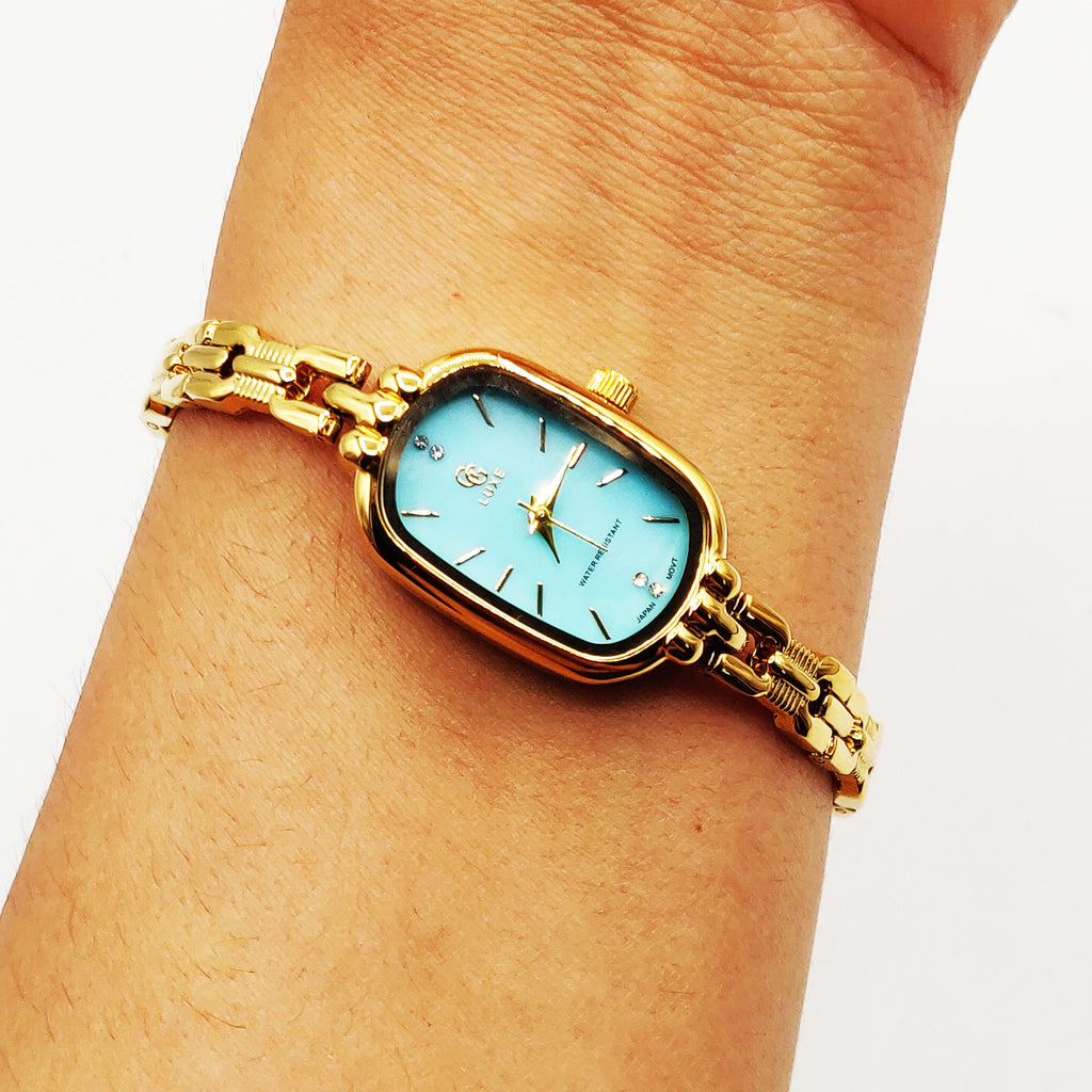 Montre GG Luxe CC2010 Fond Bleu