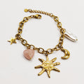 Bracelet Bibelots Perles d'imitation Blanches Soleil Luxe