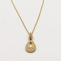 Collier Infinity Goutte Cristaux Luxe