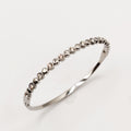 Bracelet Rigide Multi Ronds Argentés et Cristaux Luxe