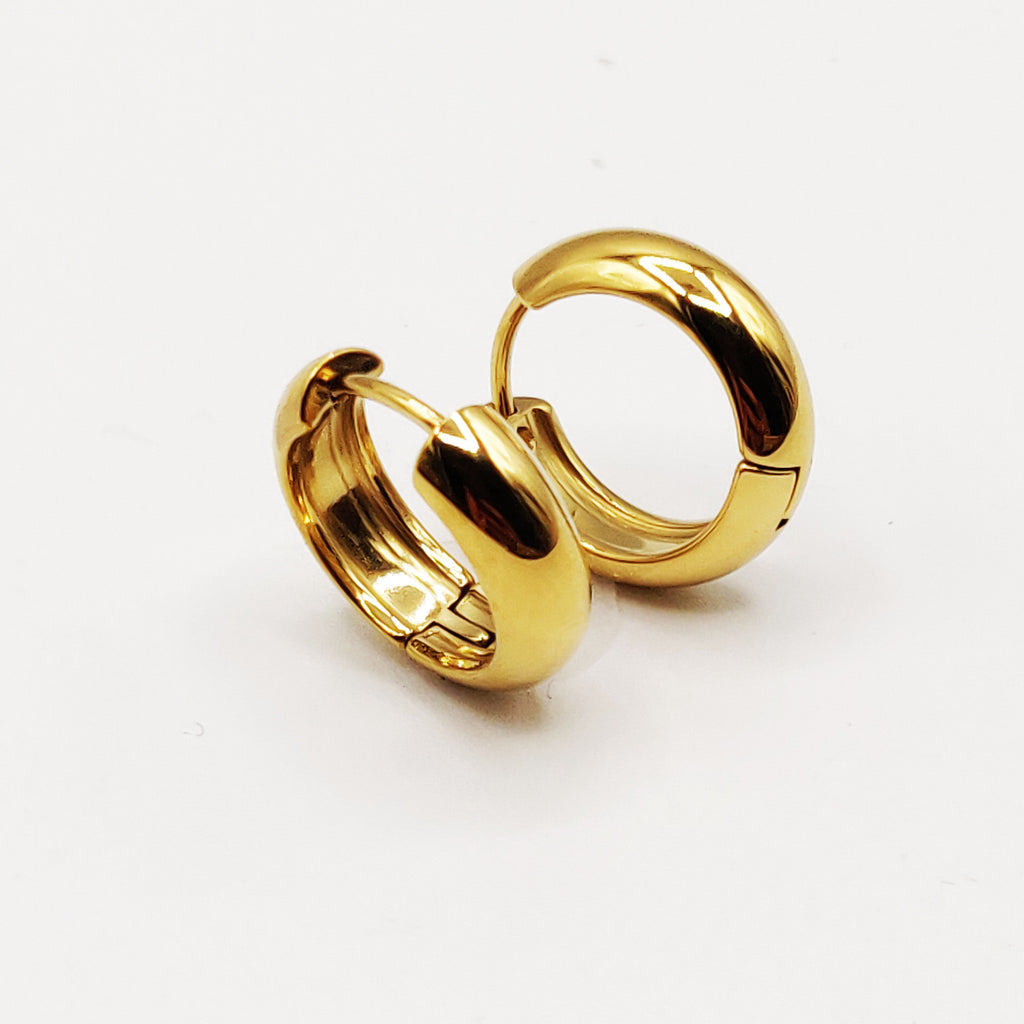 Boucles d'oreilles Créoles Bombées Simples