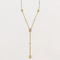 Collier Multi H Luxe et Cristaux Ronds Luxe Descendant