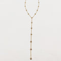 Collier Multi Cristaux Ronds Descendant