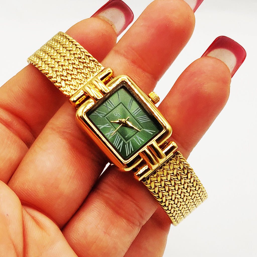 Montre GG Luxe FA1846B Fond Vert