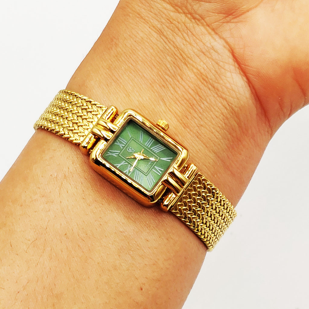 Montre GG Luxe FA1846B Fond Vert