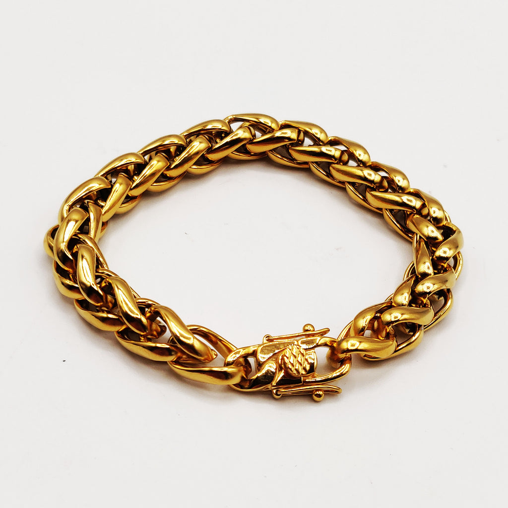 Bracelet Torsade Fermeture Originale Luxe