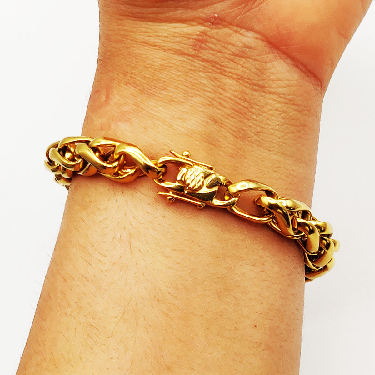 Bracelet Torsade Fermeture Originale Luxe