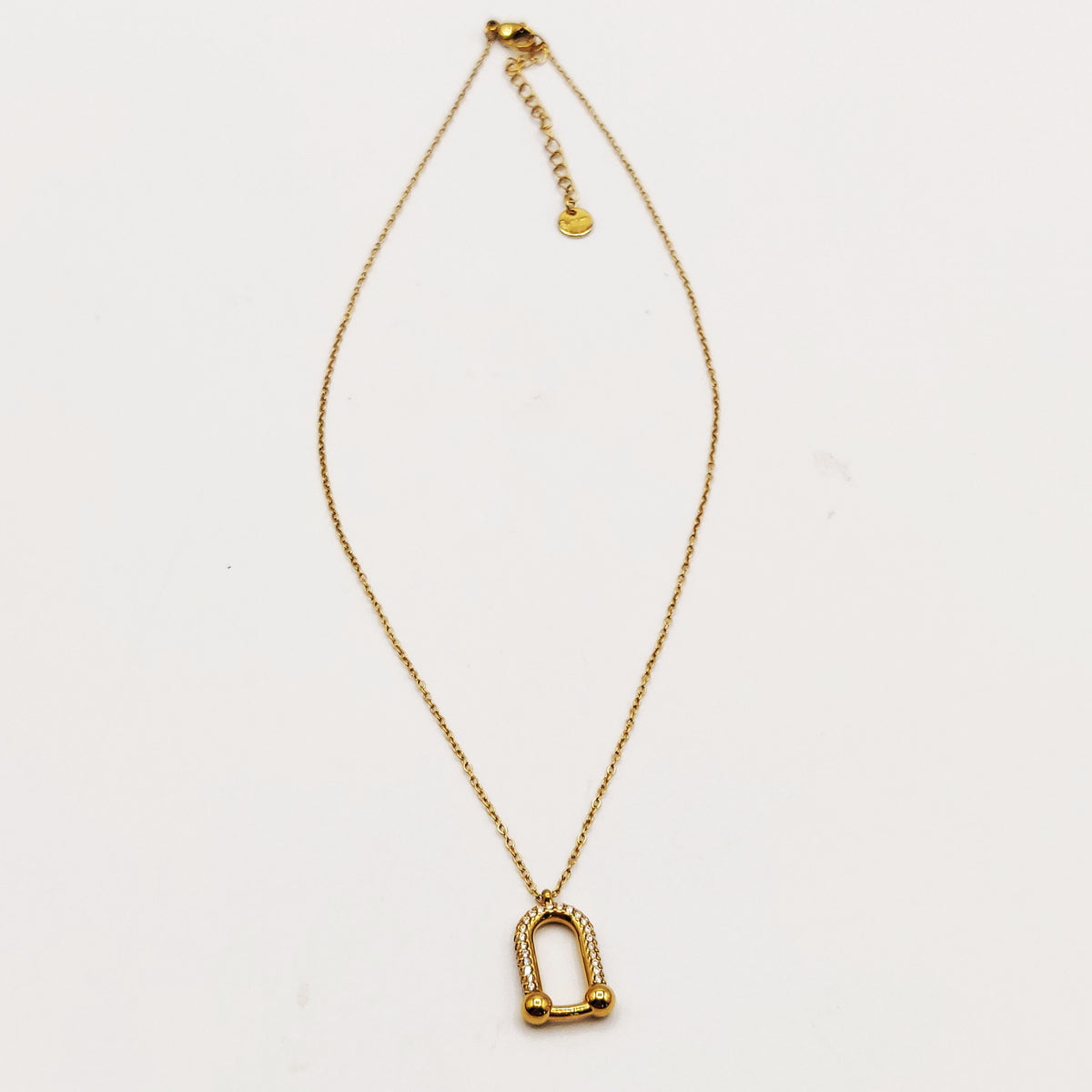Collier Simple Pendentif T Luxe