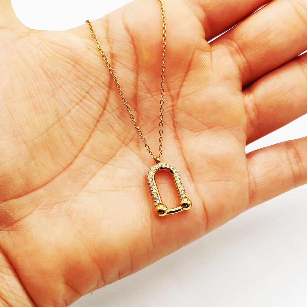 Collier Simple Pendentif T Luxe