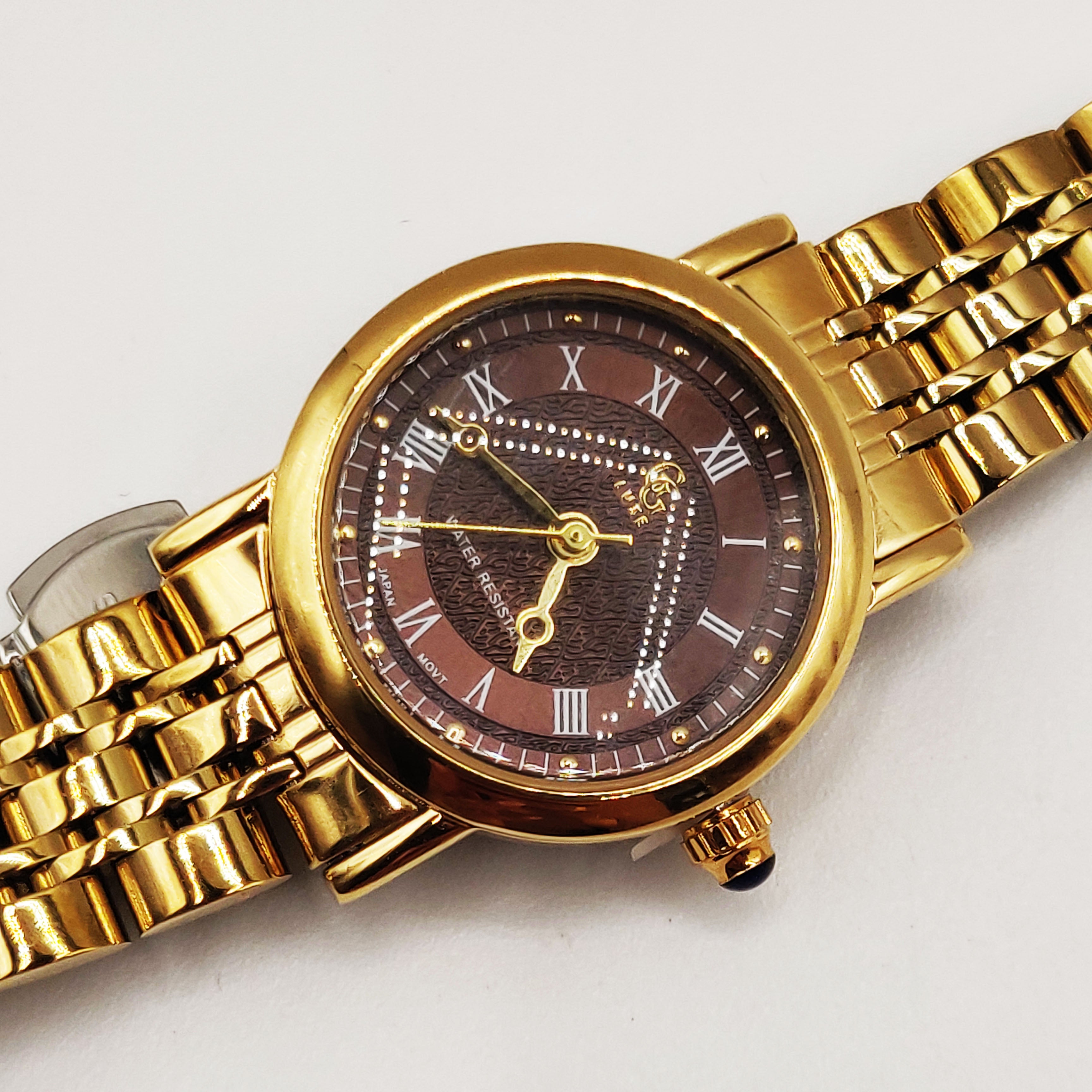 Montre GG Luxe Q88140 Fond Marron Luxe